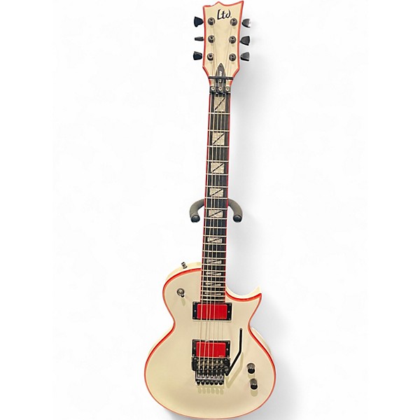 Used ESP LTD GH-600 GARY HOLT SIGNATURE Snow White Solid Body Electric Guitar