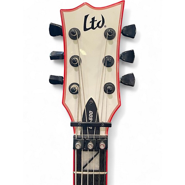 Used ESP LTD GH-600 GARY HOLT SIGNATURE Snow White Solid Body Electric Guitar