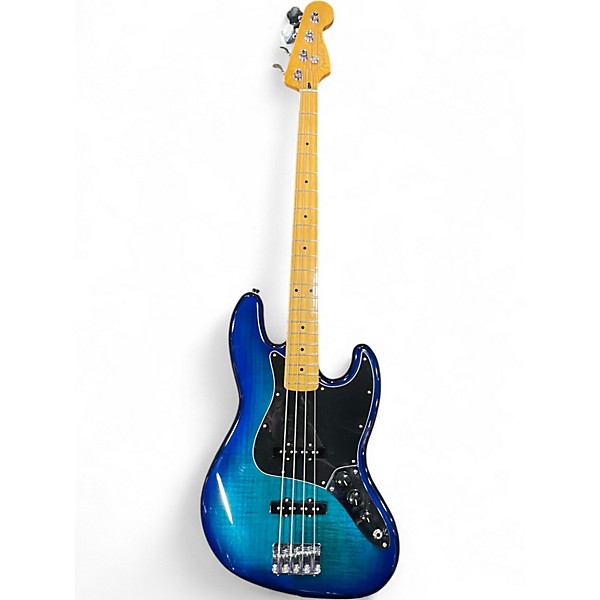 Used Fender PLAYER II JAZZ BASS PLUS TOP BLUE BURST Electric Bass Guitar