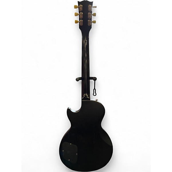 Used 2016 Gibson Les Paul CM T Trans Black Solid Body Electric Guitar