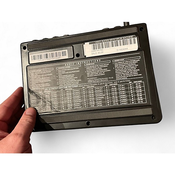 Used Alesis SR16 Drum Machine