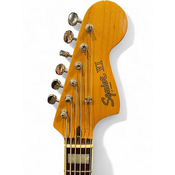 Used Squier CLASSIC VIBE BASS VI Black Electric Bass Guitar