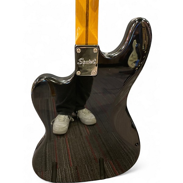 Used Squier CLASSIC VIBE BASS VI Black Electric Bass Guitar