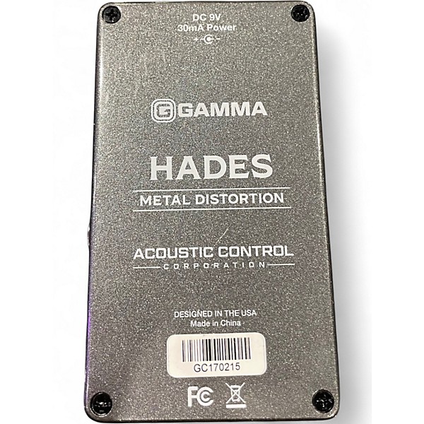Used GAMMA HADES METAL DISTORTION Effect Pedal