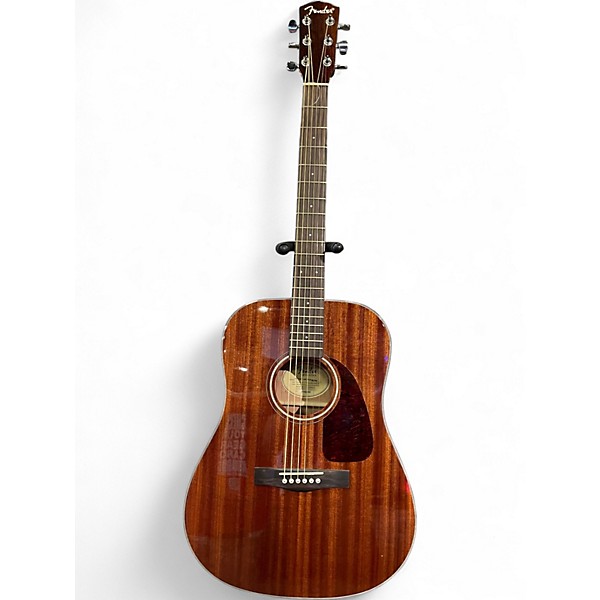 Used Fender CD140S Dreadnought Natural Acoustic Guitar