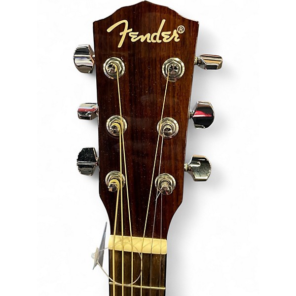 Used Fender CD140S Dreadnought Natural Acoustic Guitar