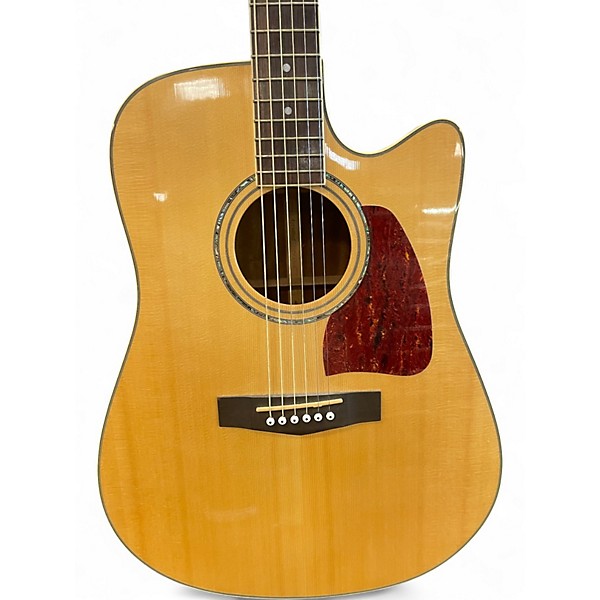 Used Ibanez AW100CE Natural Acoustic Electric Guitar