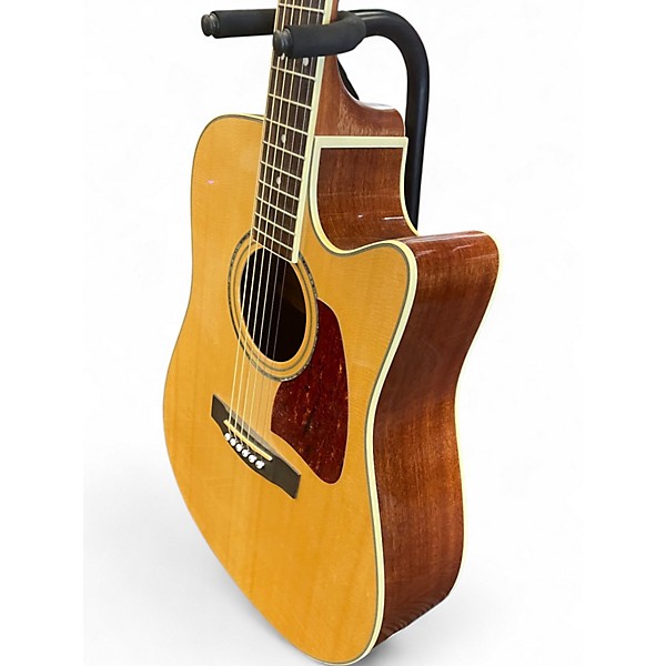 Used Ibanez AW100CE Natural Acoustic Electric Guitar