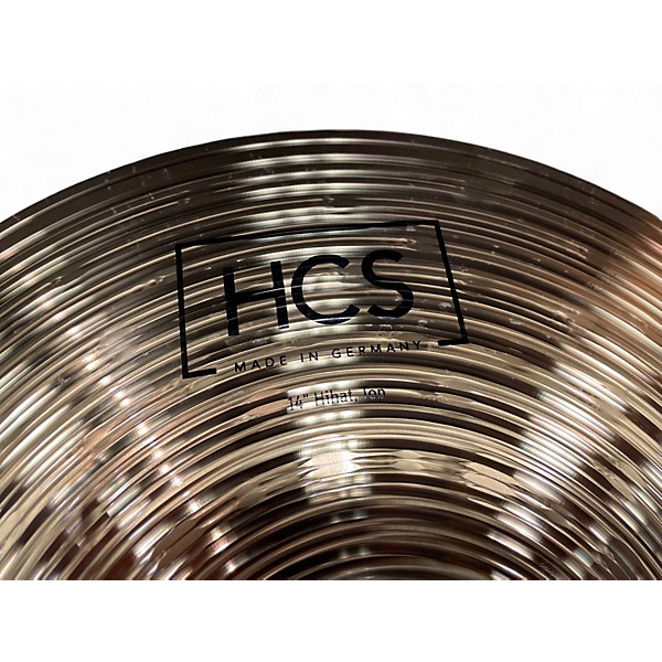 Used MEINL 14in HCS Hi Hat Pair Cymbal