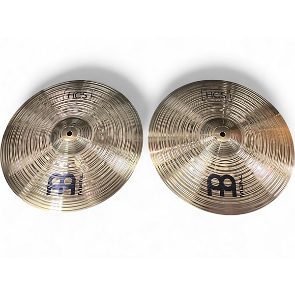 Used MEINL 14in HCS Hi Hat Pair Cymbal