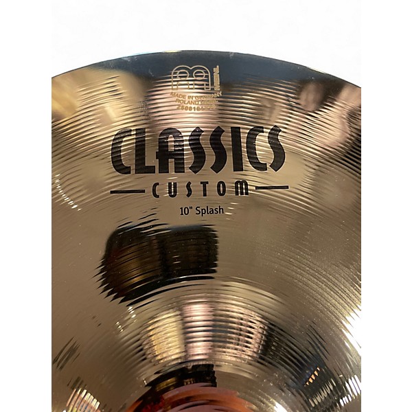 Used MEINL 10in Classic Custom Splash Cymbal