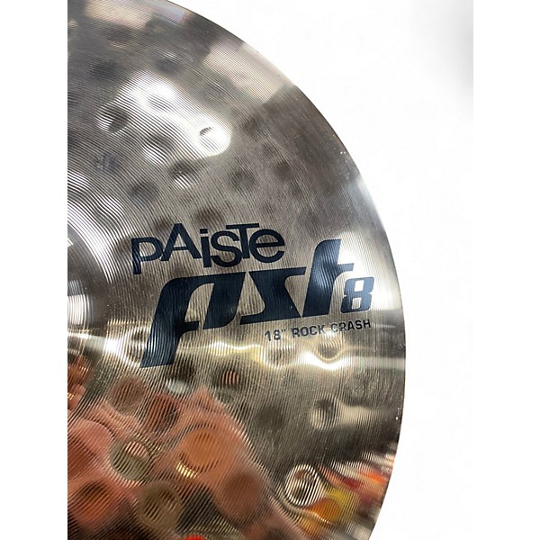 Used Paiste 18in PST8 ROCK CRASH Cymbal
