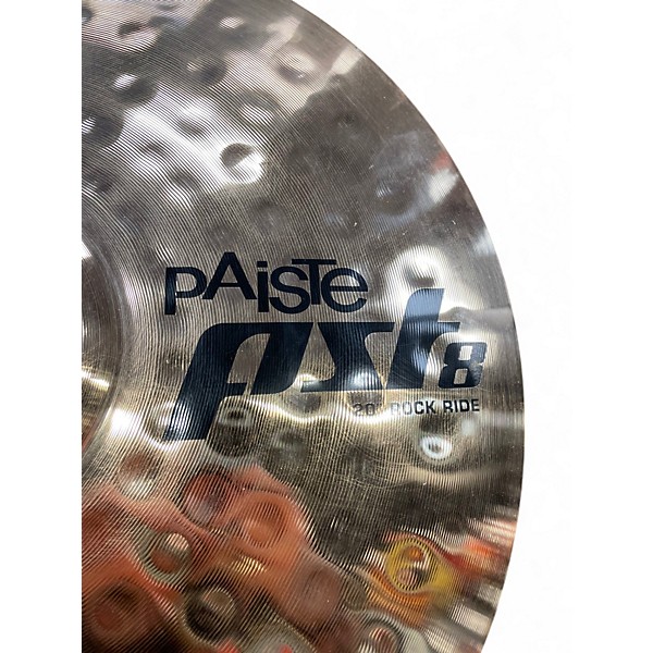 Used Paiste 20in PST8 ROCK RIDE Cymbal