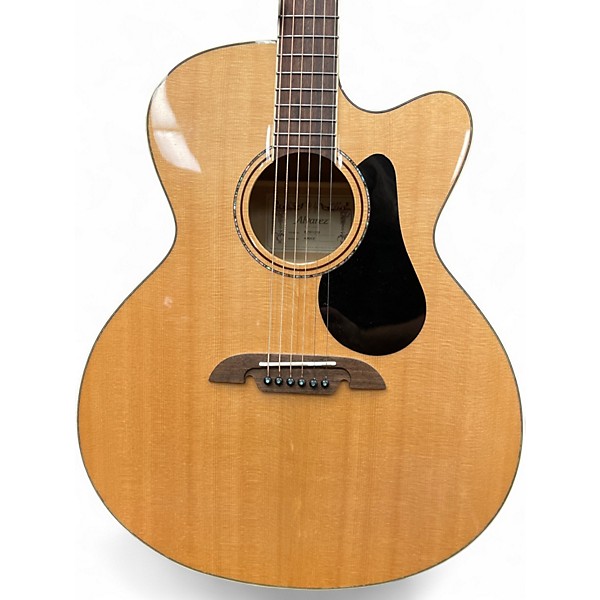 Used Alvarez AJ80CE Artist Series Jumbo Natural Acoustic Electric Guitar