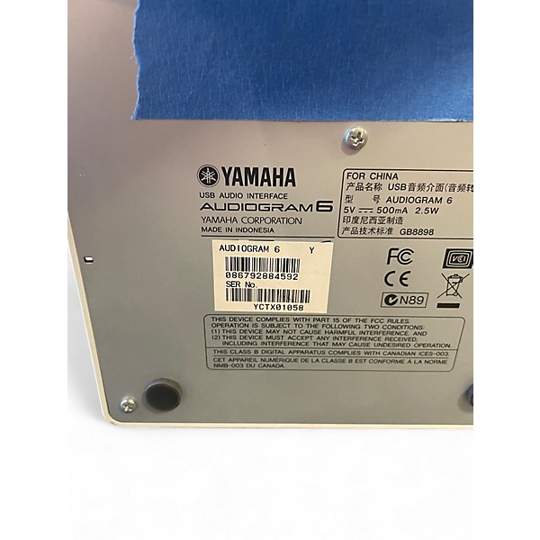 Used Yamaha Audiogram 6 Audio Interface