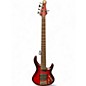 Used MTD Kingston super-5 Crimson Red Burst Electric Bass Guitar thumbnail