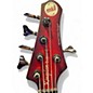 Used MTD Kingston super-5 Crimson Red Burst Electric Bass Guitar