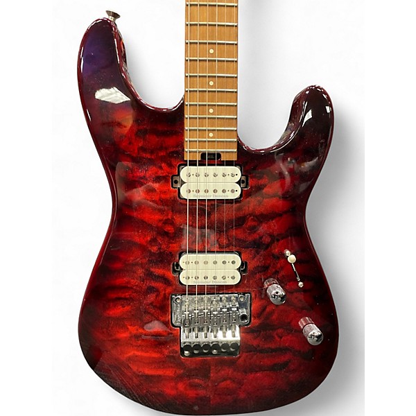 Used Charvel Pro Mod San Dimas HH HT Sangria Burst Solid Body Electric Guitar