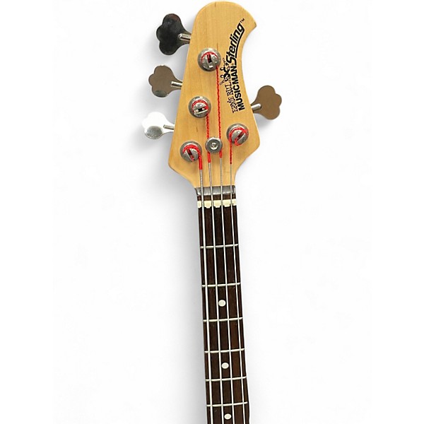 Used 2007 Ernie Ball Music Man Sterling 4 String Black Cherry Electric Bass Guitar