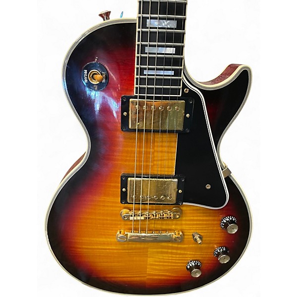 Used Gibson 1968 Les Paul Custom Reissue Tobacco Sunburst Solid Body Electric Guitar