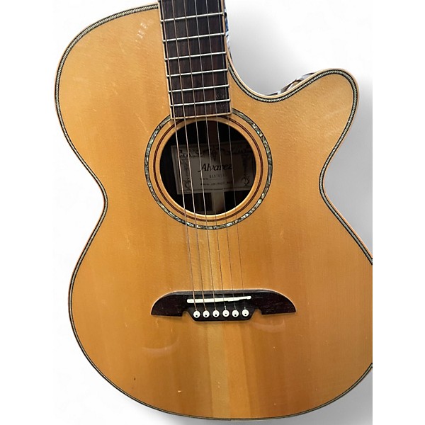 Used Alvarez PF-90SC Natural Acoustic Electric Guitar