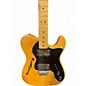 Used Fender Deluxe Thinline Telecaster Blonde Hollow Body Electric Guitar