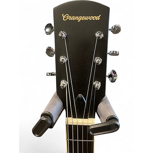 Used Orangewood JUNIPER BLACK LIVE Satin Black Acoustic Electric Guitar