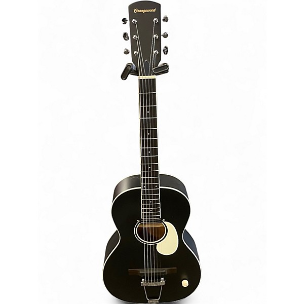 Used Orangewood JUNIPER BLACK LIVE Satin Black Acoustic Electric Guitar