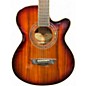 Used Washburn EA55G-A-U Brown Sunburst Acoustic Electric Guitar