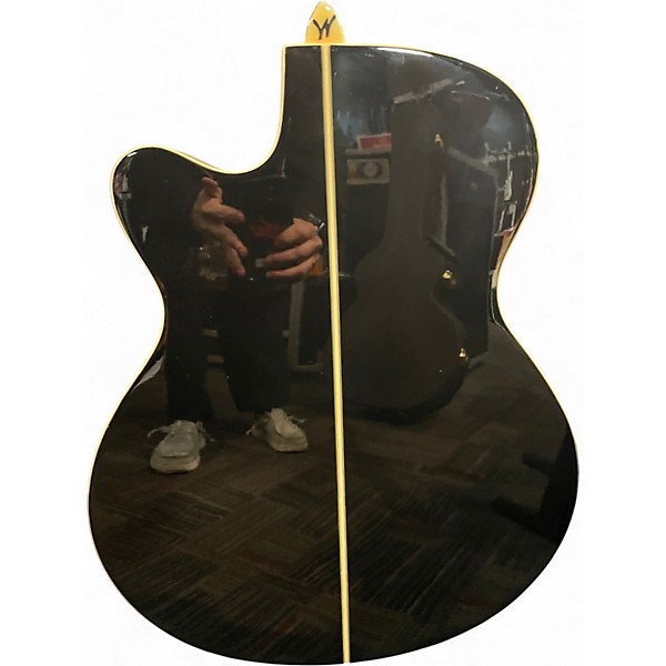 Used Washburn EA55G-A-U Brown Sunburst Acoustic Electric Guitar