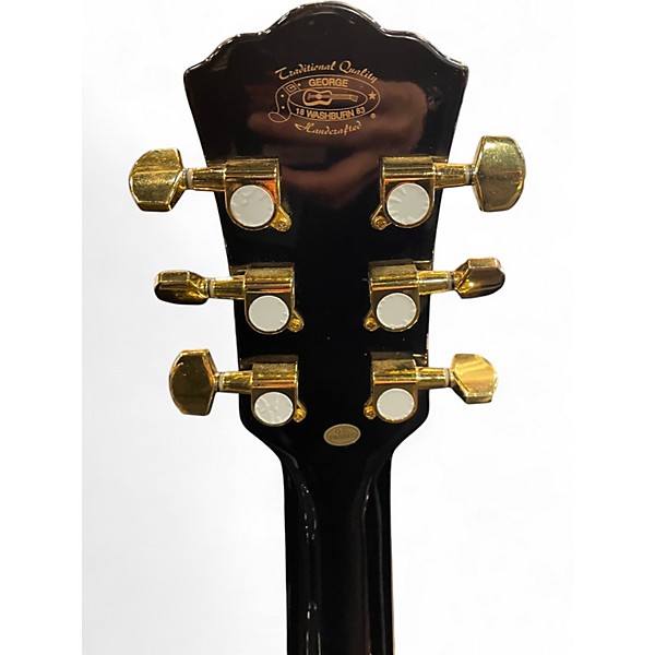 Used Washburn EA55G-A-U Brown Sunburst Acoustic Electric Guitar