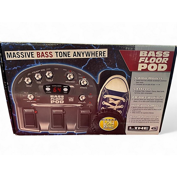 Used Line 6 Bass Floor POD Effect Processor