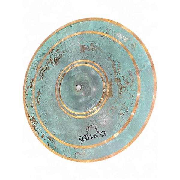 Used Saluda 18in designer green goddess Cymbal