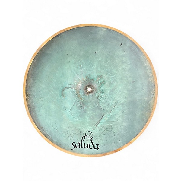 Used Saluda 18in designer green goddess Cymbal