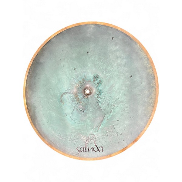 Used Saluda 18in designer green goddess Cymbal