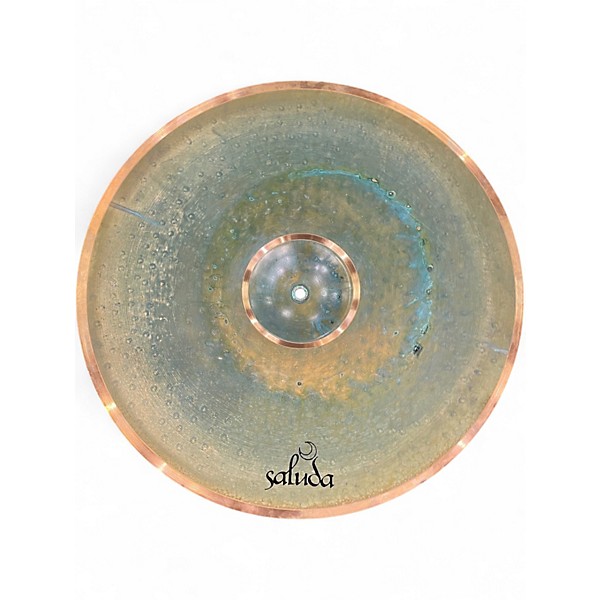 Used Saluda 24in designer green goddess Cymbal