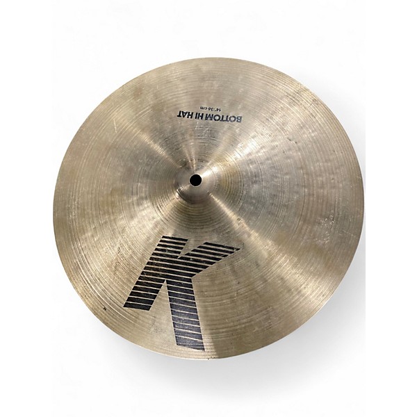 Used Zildjian 14in K Hi Hat Pair Cymbal