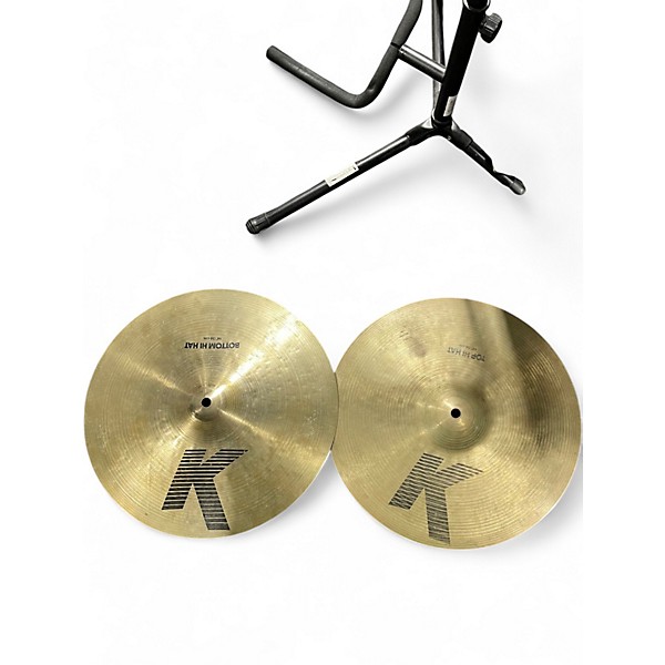 Used Zildjian 14in K Hi Hat Pair Cymbal