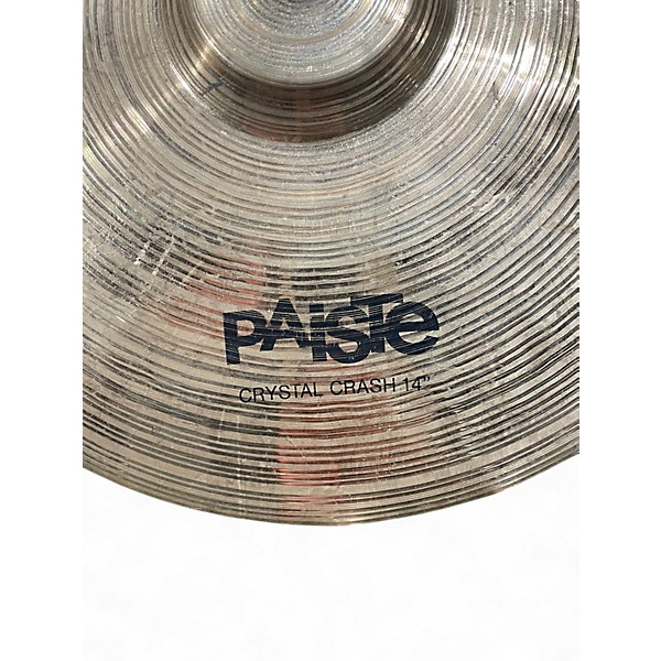 Used Paiste 14in Alpha Crystal Crash Cymbal