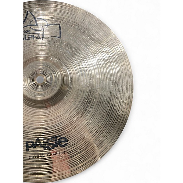 Used Paiste 14in Alpha Crystal Crash Cymbal