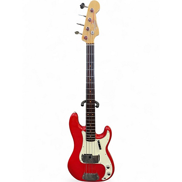 Used Fender American Vintage '63 Precision Bass Seminole Red Electric Bass Guitar
