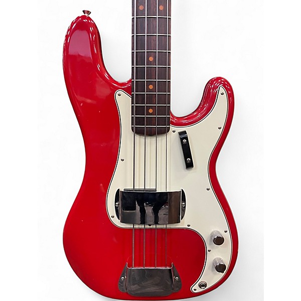 Used Fender American Vintage '63 Precision Bass Seminole Red Electric Bass Guitar