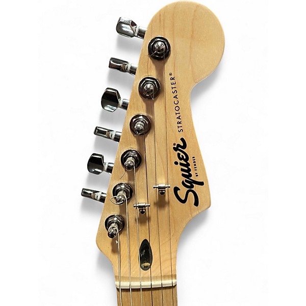 Used Squier Standard Stratocaster Candy Apple Red Solid Body Electric Guitar