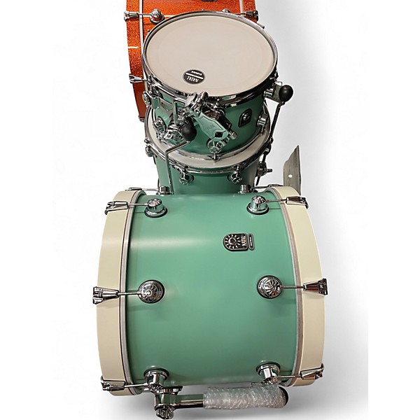 Used Natal Drums 3 Piece Cafe Racer Seafoam Green Drum Kit