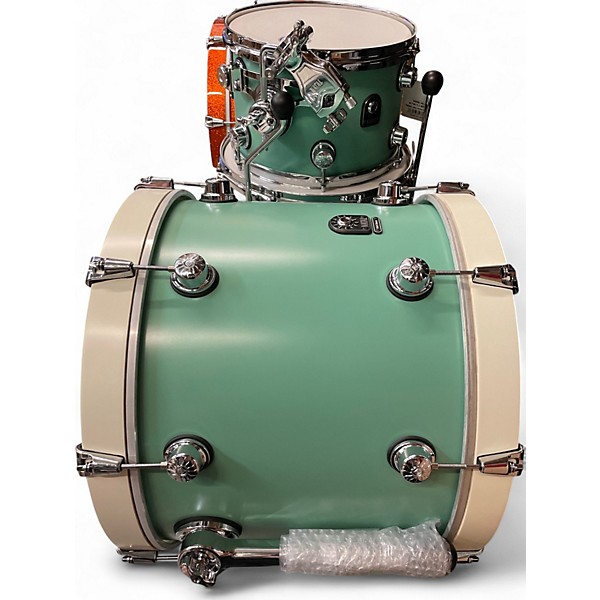 Used Natal Drums 3 Piece Cafe Racer Seafoam Green Drum Kit