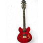 Used Epiphone Dot Studio Red Stain Hollow Body Electric Guitar thumbnail