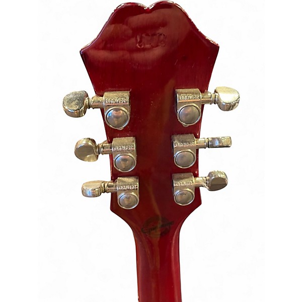Used Epiphone Dot Studio Red Stain Hollow Body Electric Guitar