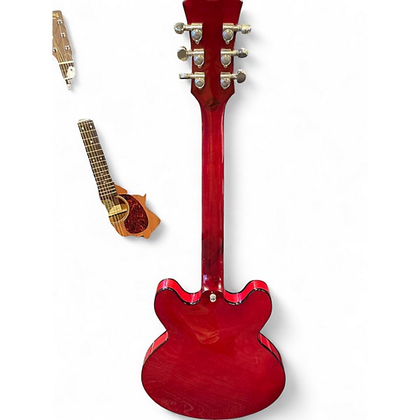 Used Epiphone Dot Studio Red Stain Hollow Body Electric Guitar