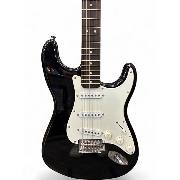 Used Squier Affinity Stratocaster Black Solid Body Electric Guitar