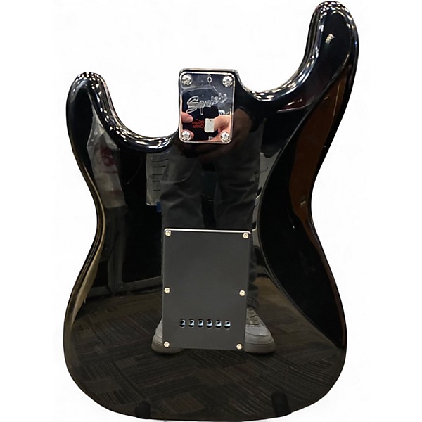 Used Squier Affinity Stratocaster Black Solid Body Electric Guitar